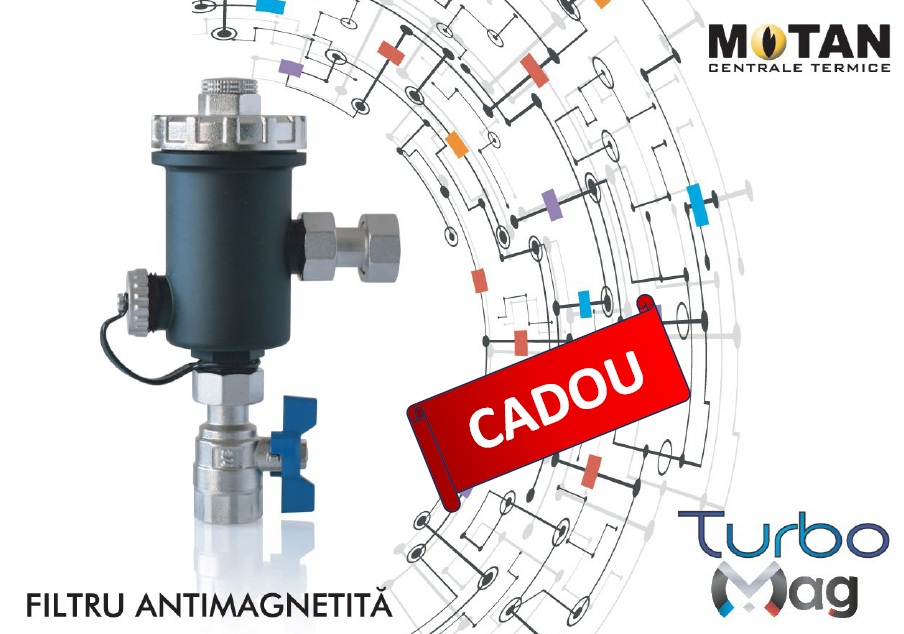 filtru apă anti-magnetită TurboMAG PL G3/4 MF &ndash; protecție instalație centrală termică