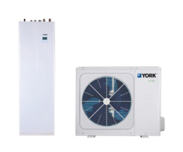 Poza produs Pompă de căldură aer-apă 12 kW – YORK YKF 12 ARB SPLIT + Boiler 240 L